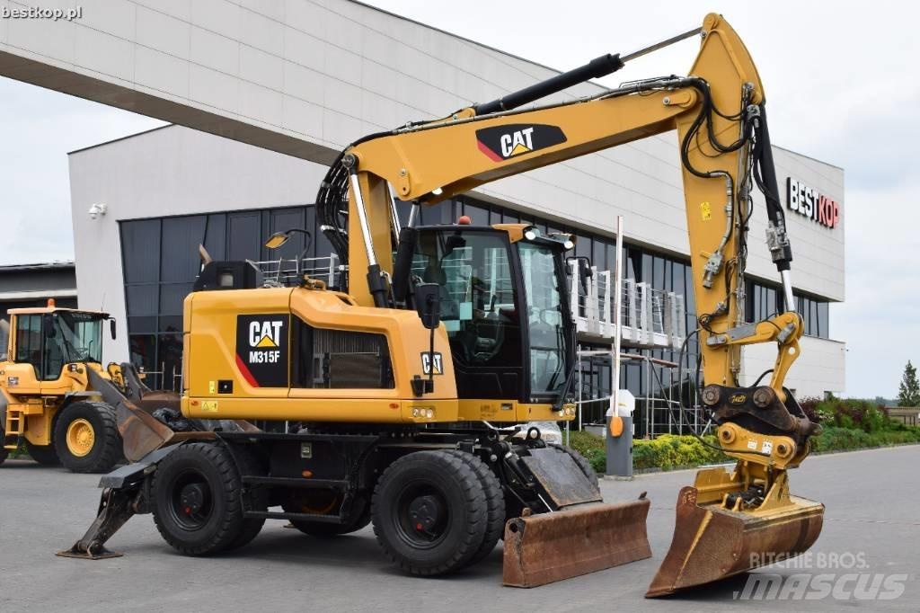 CAT M 315 F ホイール式油圧ショベル（パワーショベル・ユンボ・バックホー）
