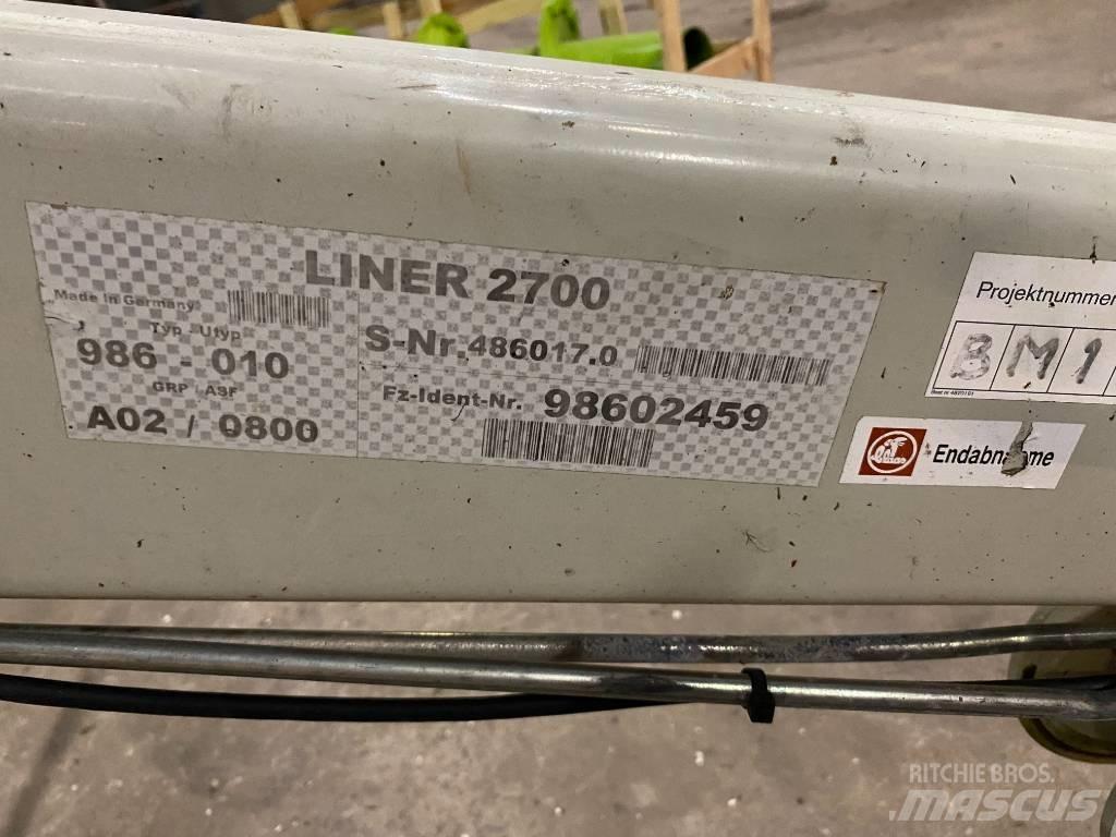 CLAAS Liner 2700 ウィンドローア/レーキ