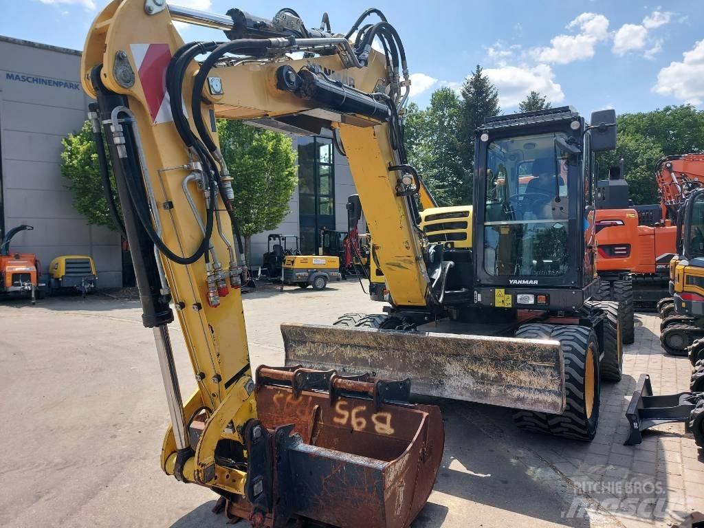 Yanmar B 95 W ホイール式油圧ショベル（パワーショベル・ユンボ・バックホー）