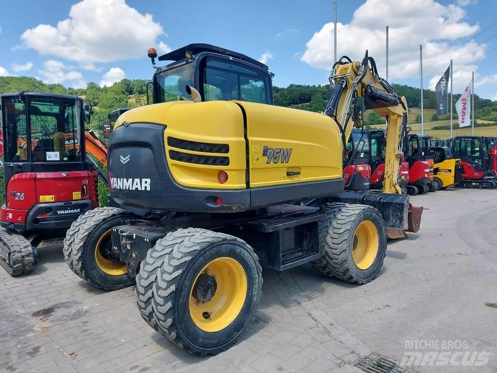 Yanmar B 95 W ホイール式油圧ショベル（パワーショベル・ユンボ・バックホー）