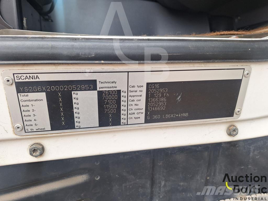 Scania G 360 塵芥車、パッカー車