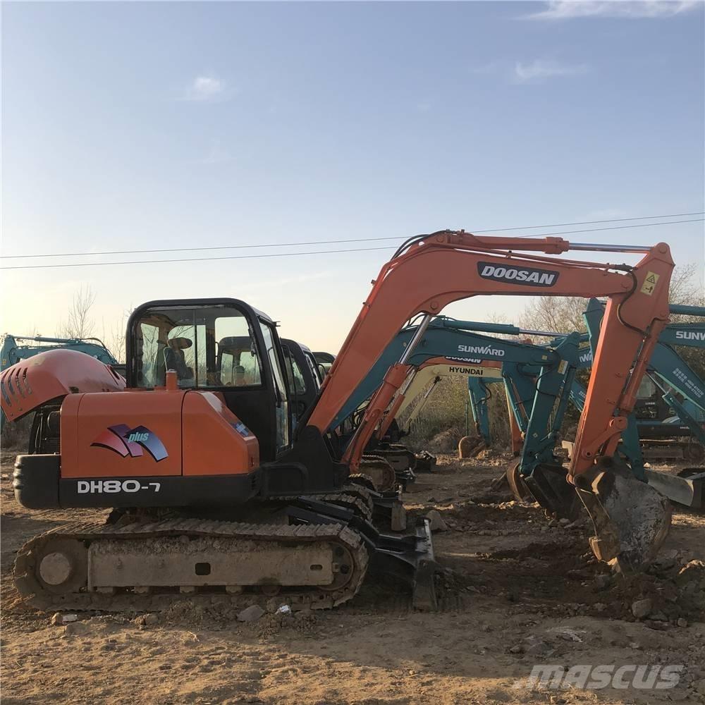 Doosan DH80 中型油圧ショベル 7ｔ-12ｔ（ユンボ・パワーショベル・バックホー）