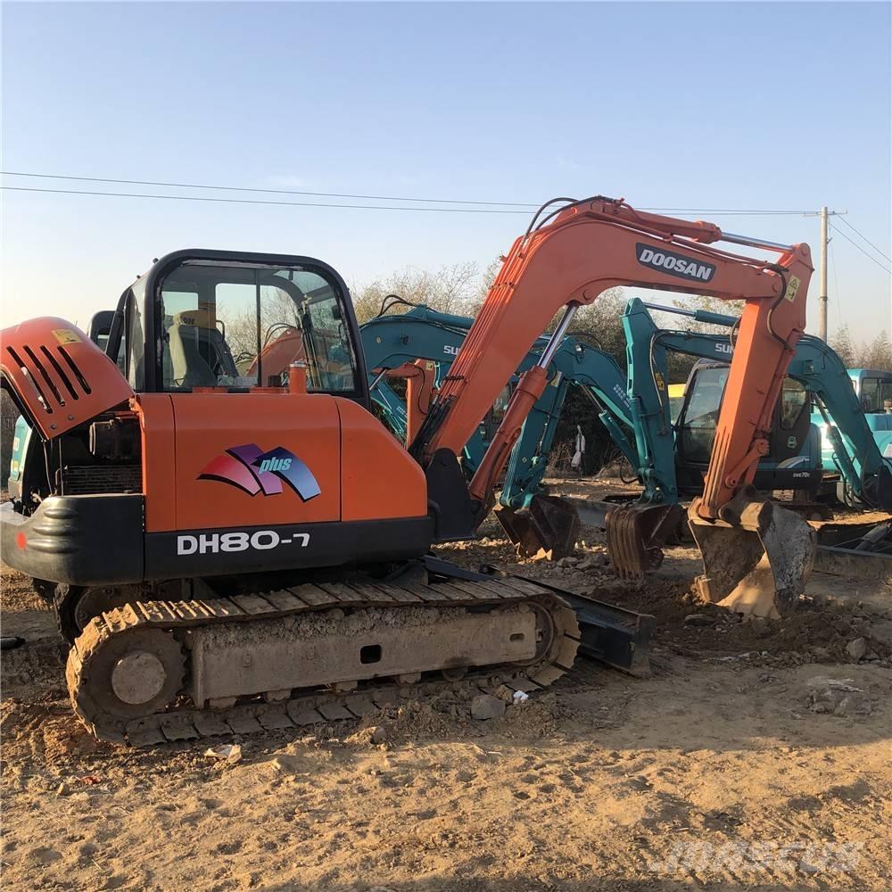 Doosan DH80 中型油圧ショベル 7ｔ-12ｔ（ユンボ・パワーショベル・バックホー）