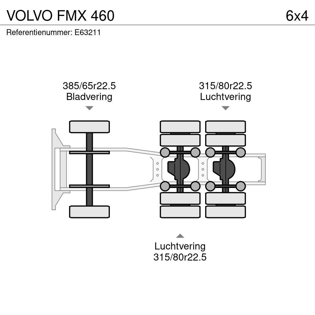 Volvo FMX 460 中古トラクターヘッド | トレーラーヘッド