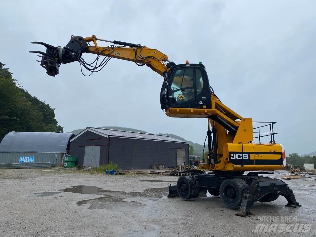 JCB JS 160 W ホイール式油圧ショベル（パワーショベル・ユンボ・バックホー）