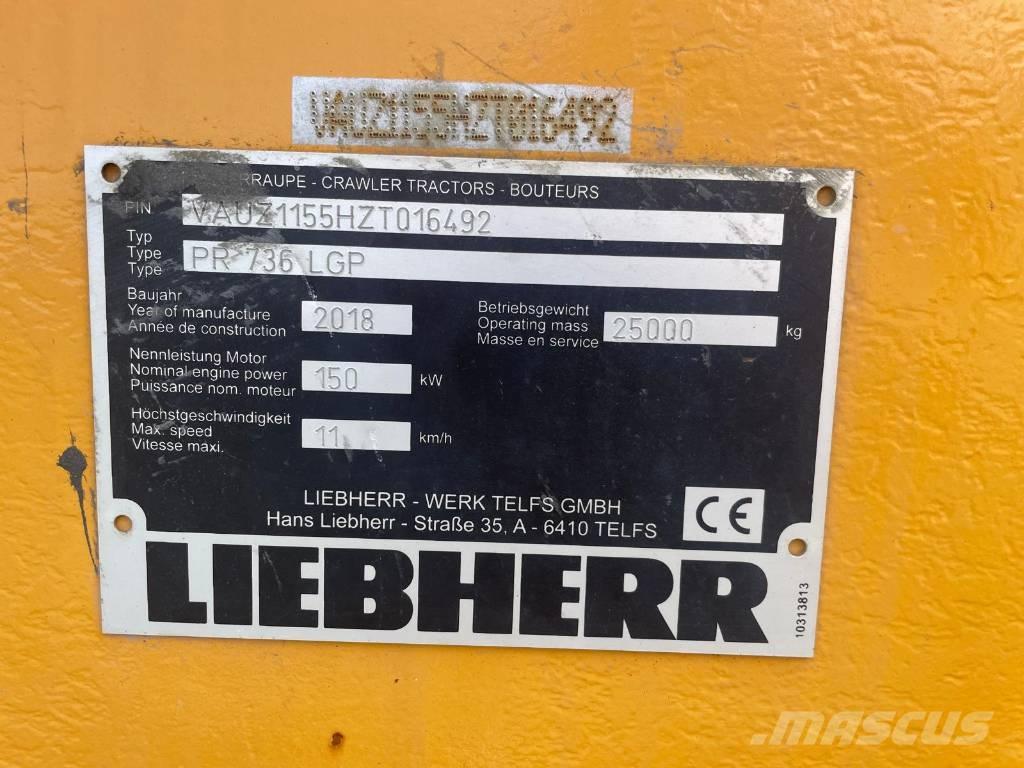 Liebherr PR 736 LGP ブルドーザー