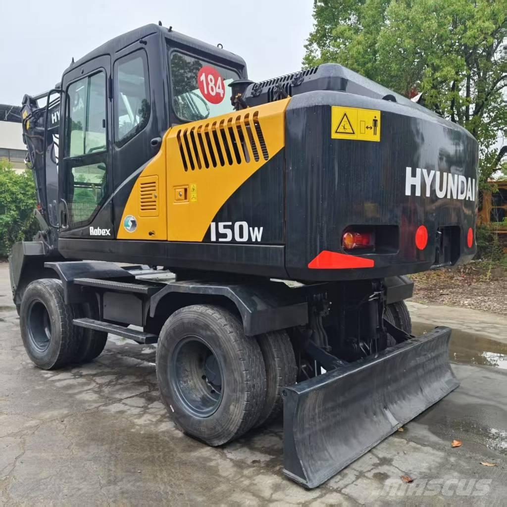 Hyundai R 150 W ホイール式油圧ショベル（パワーショベル・ユンボ・バックホー）