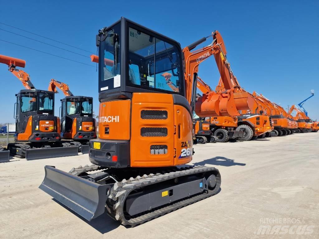 Hitachi ZX 26 U-6 ミニ油圧ショベル 7t以下（ミニユンボ・ミニディガー）