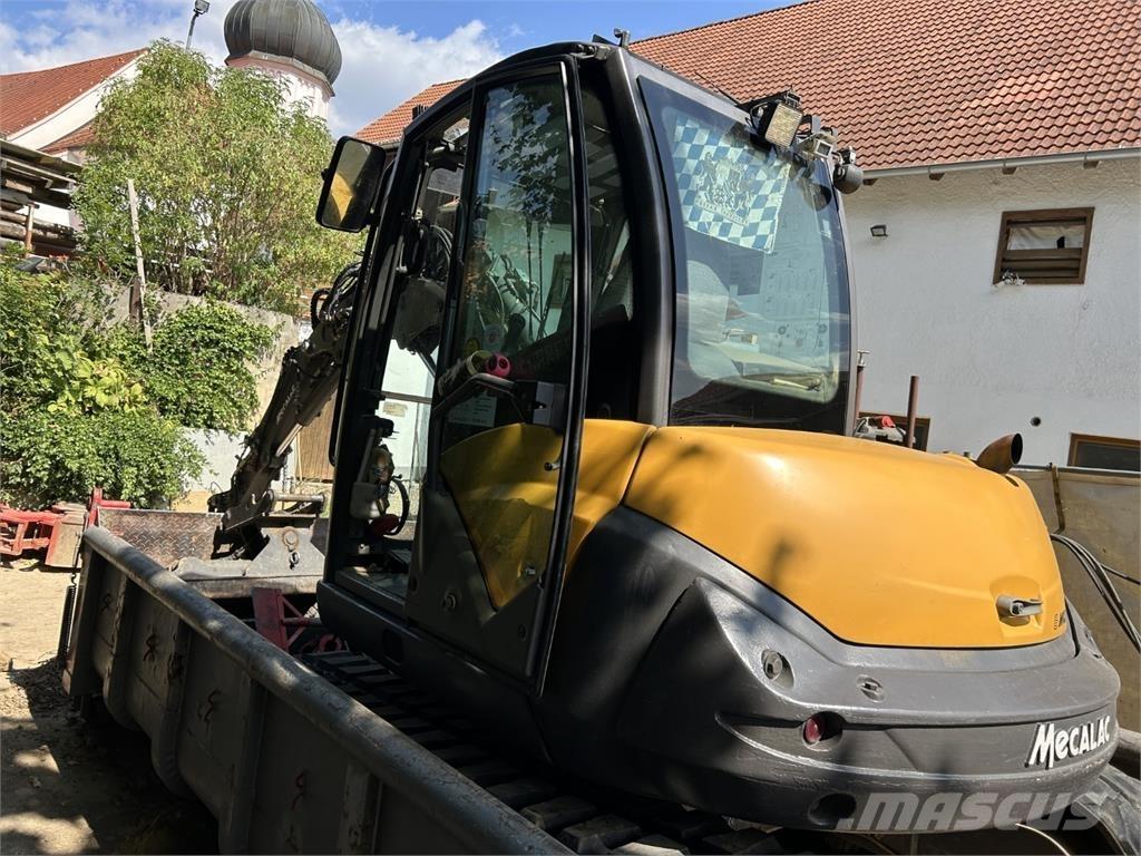 Mecalac 8MCR 中型油圧ショベル 7ｔ-12ｔ（ユンボ・パワーショベル・バックホー）