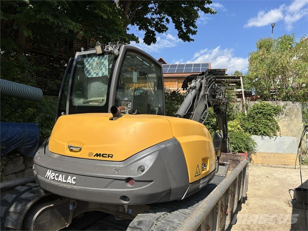 Mecalac 8MCR 中型油圧ショベル 7ｔ-12ｔ（ユンボ・パワーショベル・バックホー）