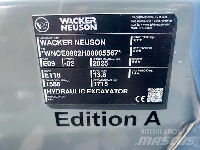 Wacker Neuson ET 16 大型油圧ショベル12t以上（パワーショベル・ユンボ）