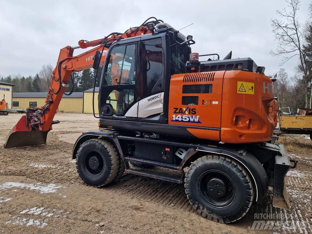 Hitachi ZX 145 W-6 ホイール式油圧ショベル（パワーショベル・ユンボ・バックホー）