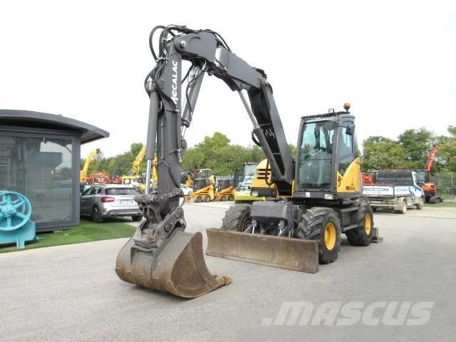 Mecalac 714 MW2 ホイール式油圧ショベル（パワーショベル・ユンボ・バックホー）