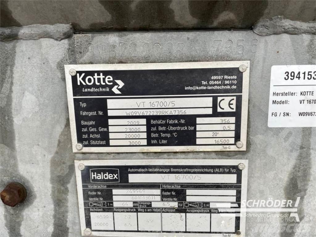 Kotte VT 16700 スラリータンカー