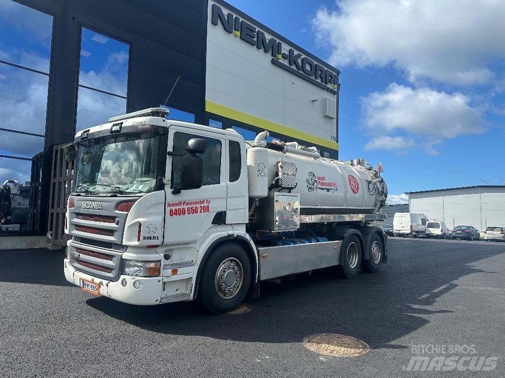Scania P340 6x2*4 コンバイン／バキュームトラック