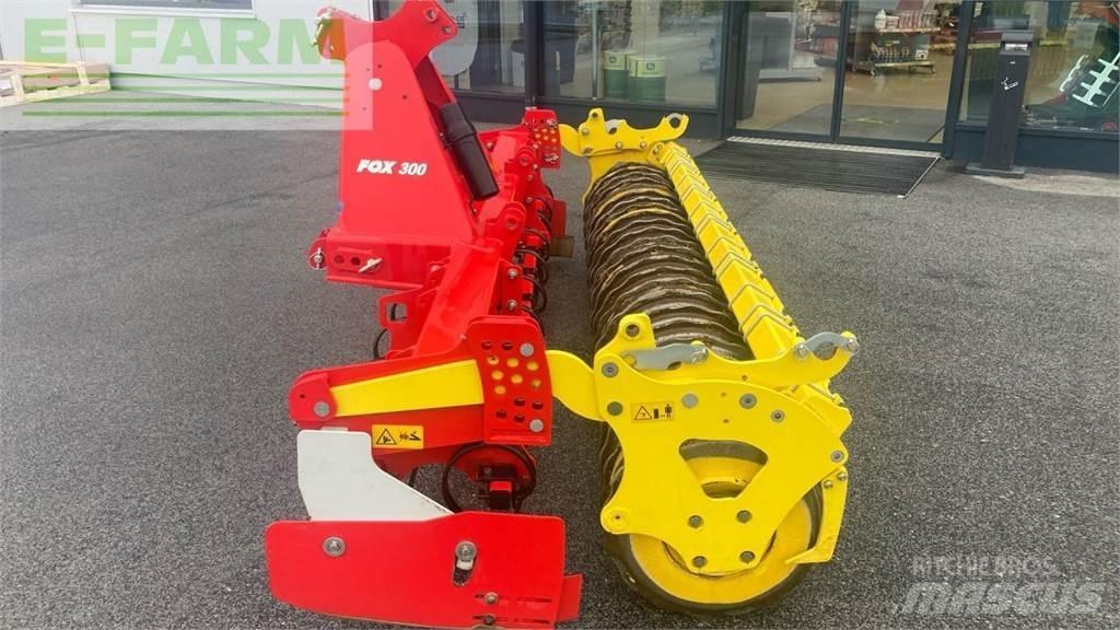Pöttinger Fox 300 パワーハローとロータリーハロー