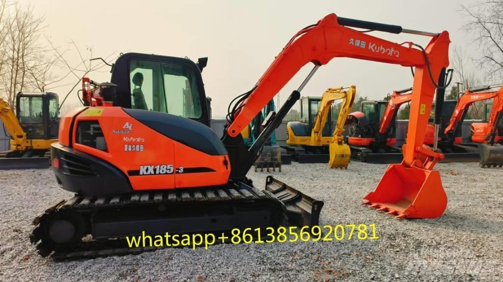 Kubota KX 185-3 中型油圧ショベル 7ｔ-12ｔ（ユンボ・パワーショベル・バックホー）
