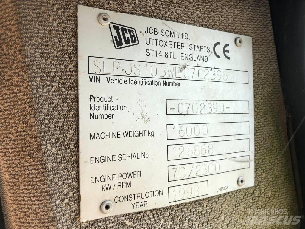 JCB JS 103 FOR PARTS 大型油圧ショベル12t以上（パワーショベル・ユンボ）