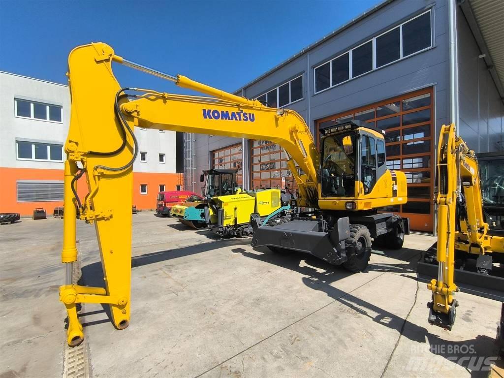 Komatsu PW 180-7 ホイール式油圧ショベル（パワーショベル・ユンボ・バックホー）