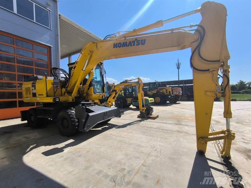 Komatsu PW 180-7 ホイール式油圧ショベル（パワーショベル・ユンボ・バックホー）