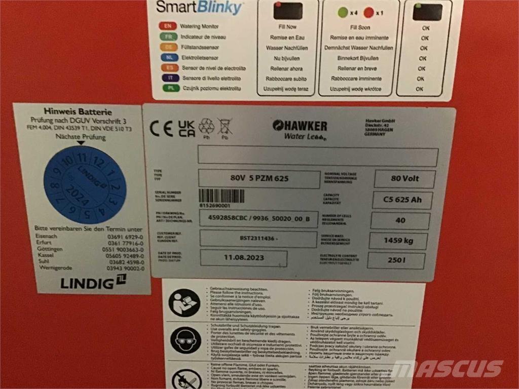 Linde E35L バッテリーフォークリフト