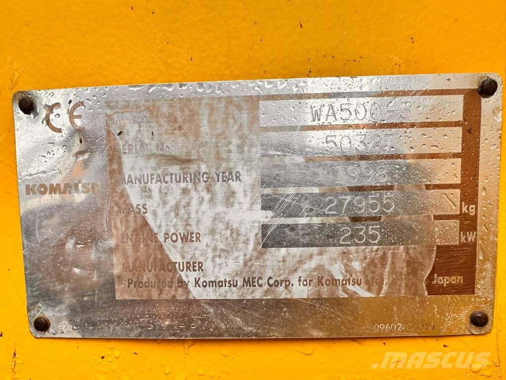 Komatsu WA500-3 ホイールローダー・タイヤショベル