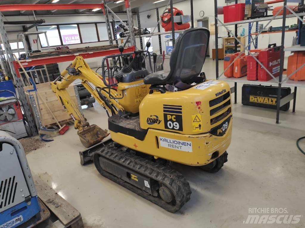 Komatsu PC 09-1 ミニ油圧ショベル 7t以下（ミニユンボ・ミニディガー）