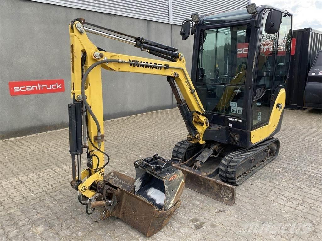Yanmar SV18 ホイール式油圧ショベル（パワーショベル・ユンボ・バックホー）