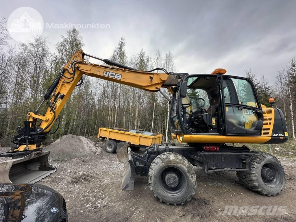 JCB JS 145 W ホイール式油圧ショベル（パワーショベル・ユンボ・バックホー）