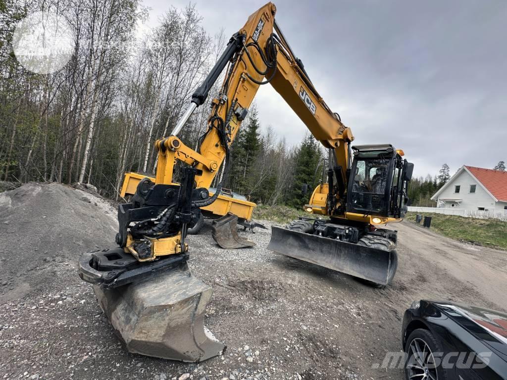JCB JS 145 W ホイール式油圧ショベル（パワーショベル・ユンボ・バックホー）