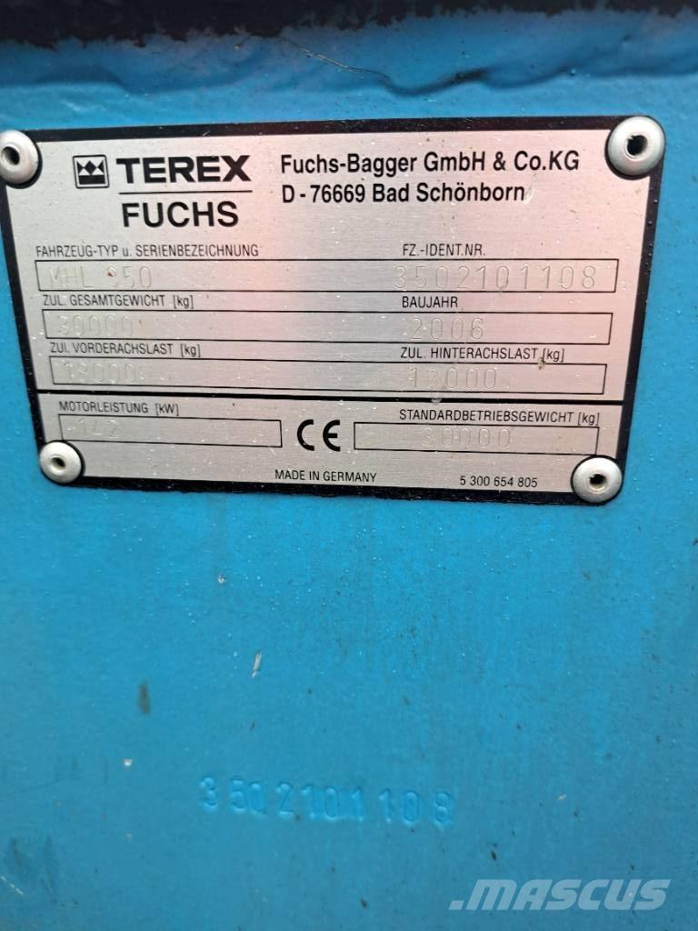 Fuchs MHL 350 廃棄物／工業産廃処理機