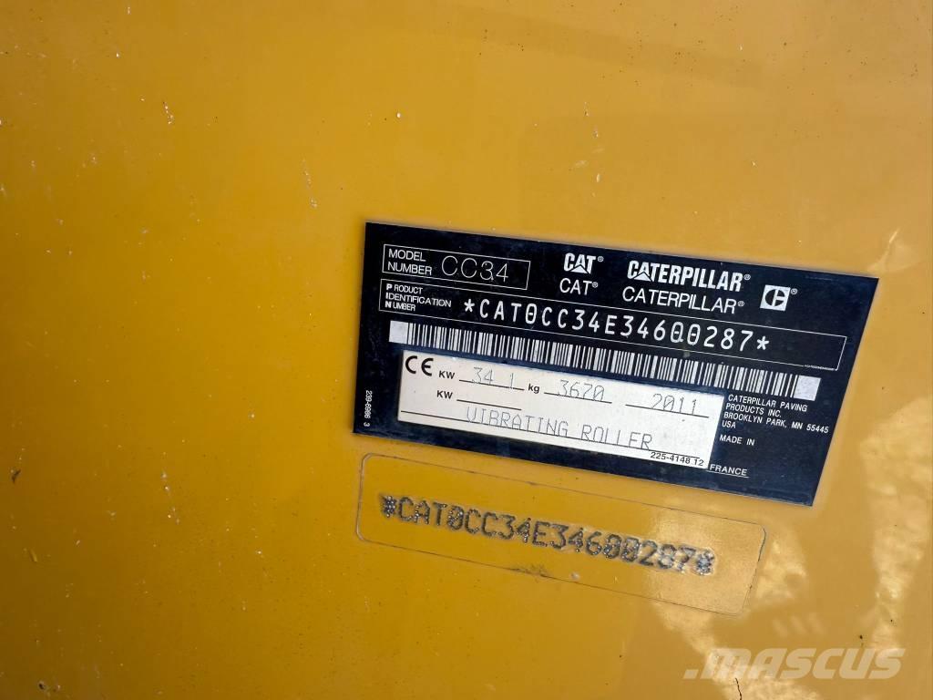 CAT CC 34 コンバインドローラ