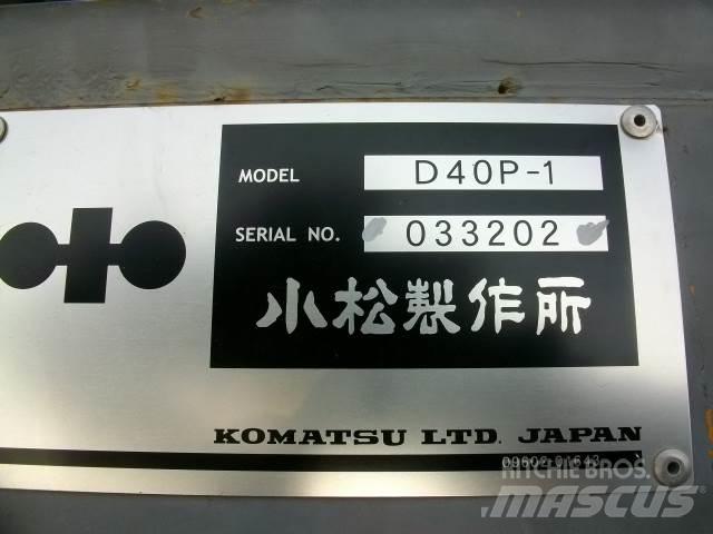Komatsu D 40 P ブルドーザー