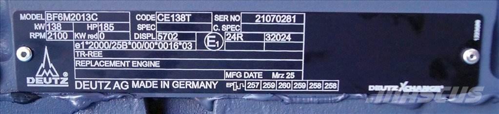 Deutz AG BF6M2013C エンジン