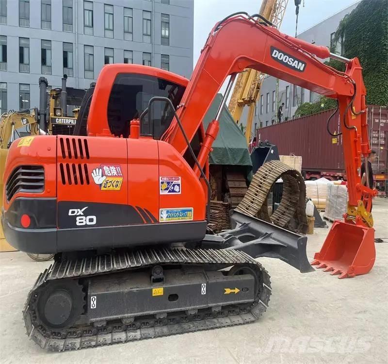 Doosan DX80 中型油圧ショベル 7ｔ-12ｔ（ユンボ・パワーショベル・バックホー）