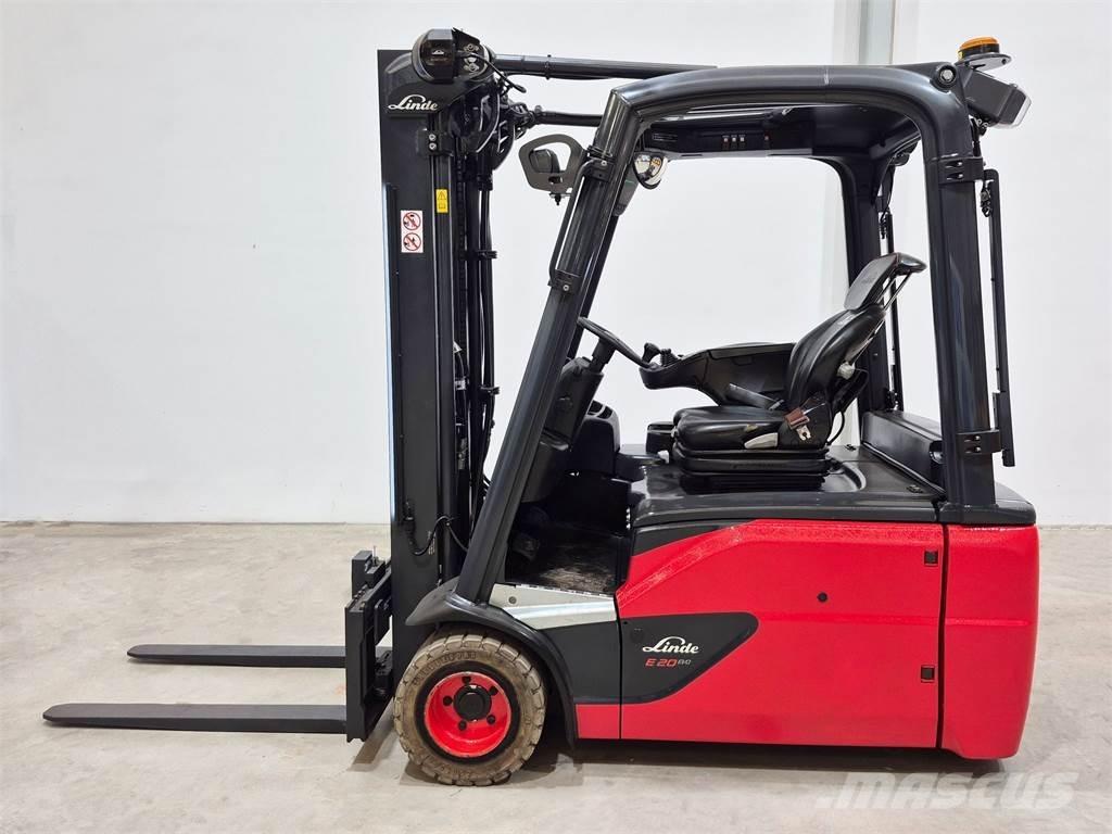 Linde E20L 02 386 バッテリーフォークリフト