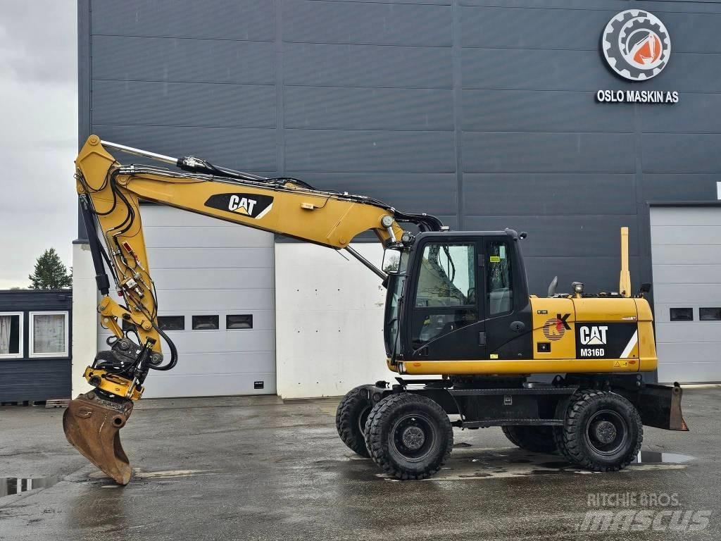 CAT M 316 D ホイール式油圧ショベル（パワーショベル・ユンボ・バックホー）