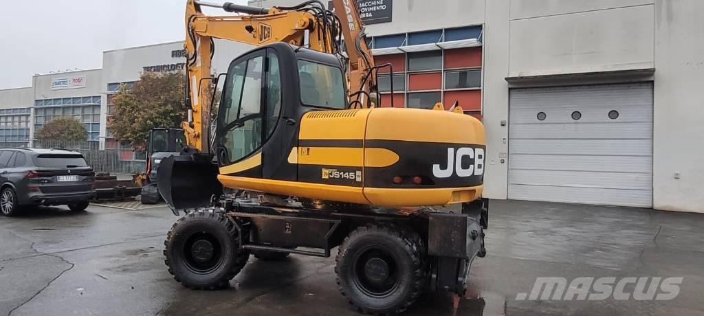 JCB JS 145 W ホイール式油圧ショベル（パワーショベル・ユンボ・バックホー）