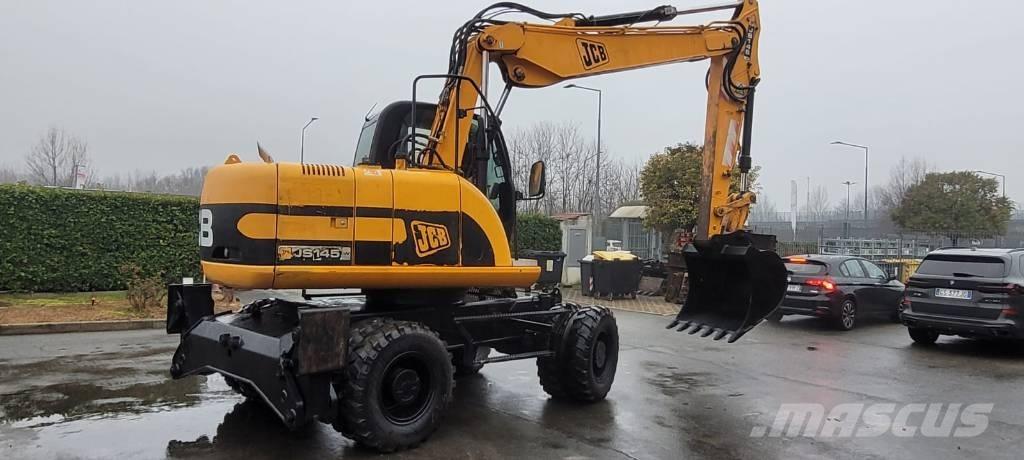 JCB JS 145 W ホイール式油圧ショベル（パワーショベル・ユンボ・バックホー）