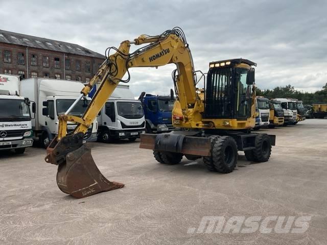 Komatsu PW110MR-11 ホイール式油圧ショベル（パワーショベル・ユンボ・バックホー）