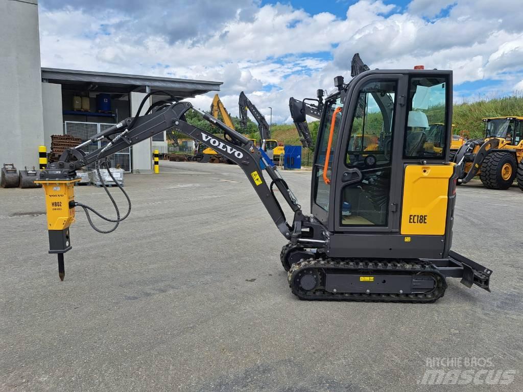 Volvo EC 18 E ミニ油圧ショベル 7t以下（ミニユンボ・ミニディガー）