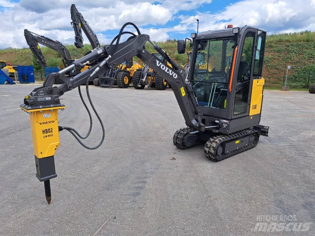 Volvo EC 18 E ミニ油圧ショベル 7t以下（ミニユンボ・ミニディガー）