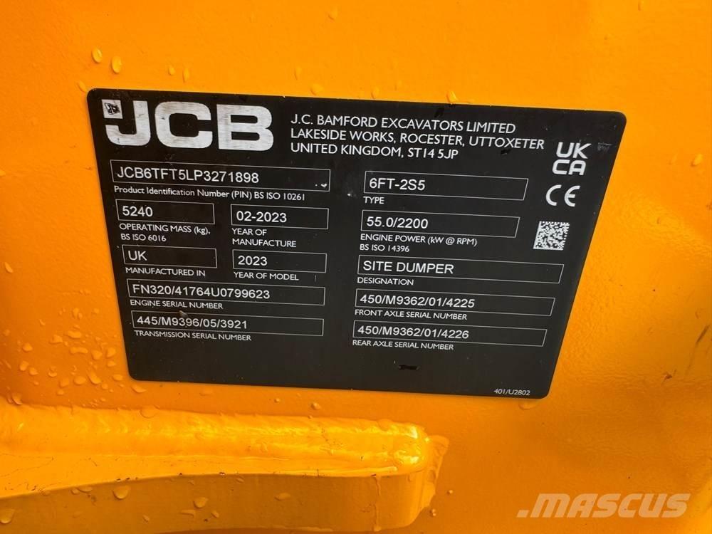 JCB 6T-2FT サイト　ダンプ