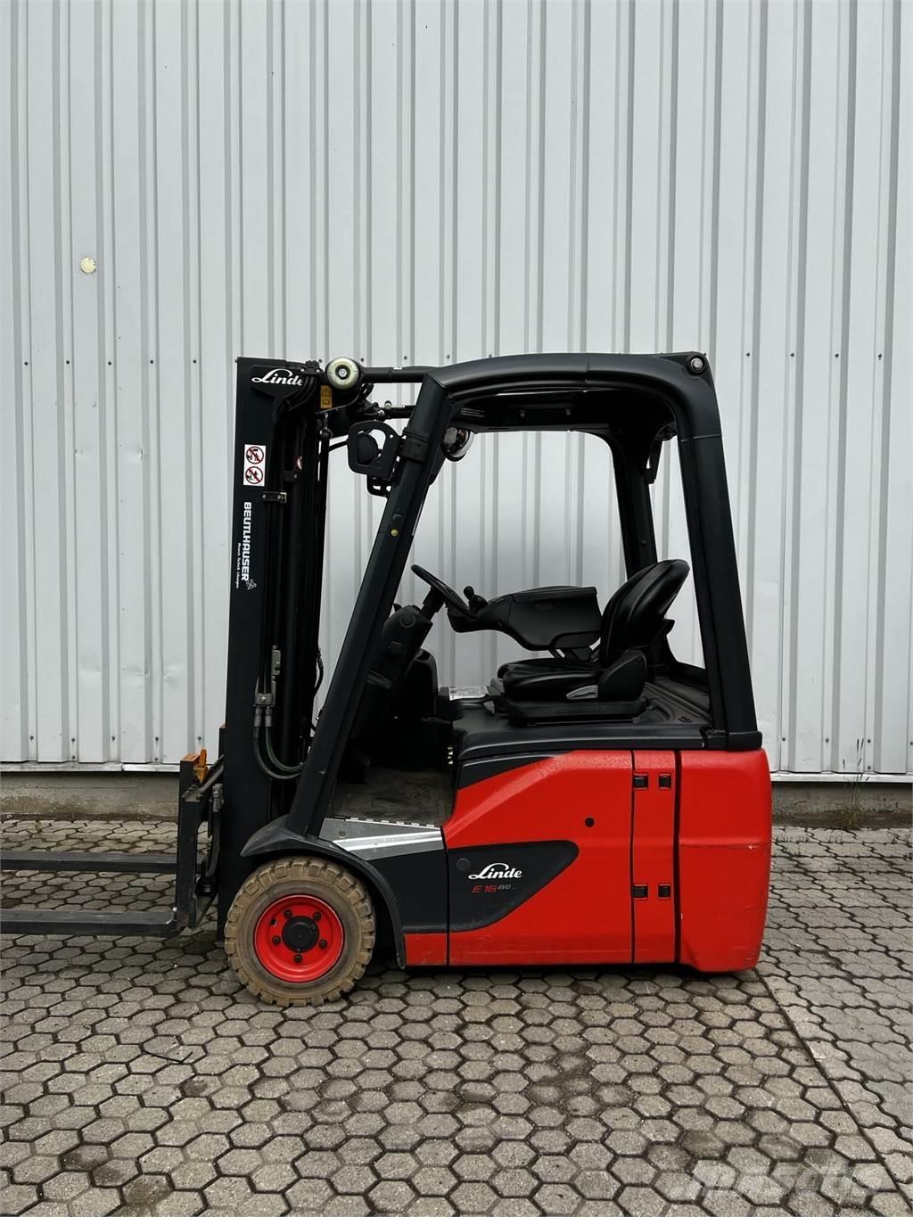 Linde E16C バッテリーフォークリフト