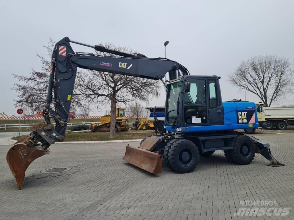 CAT M315D 2 buckets ホイール式油圧ショベル（パワーショベル・ユンボ・バックホー）