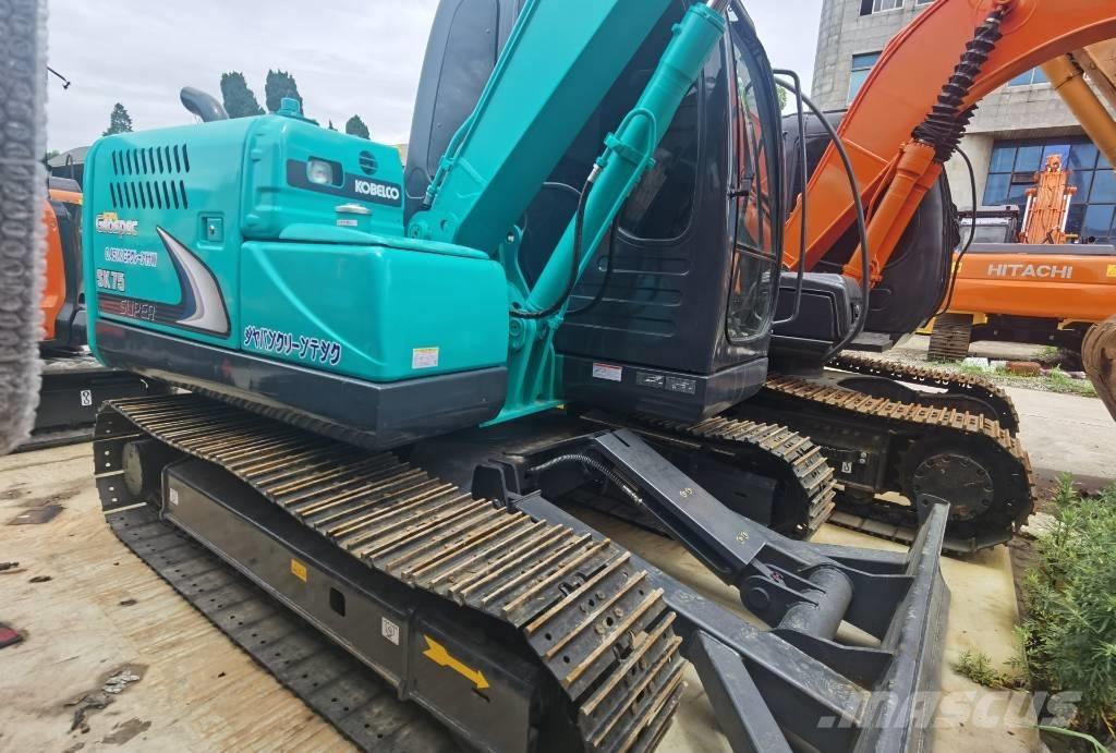 Kobelco SK 75 中型油圧ショベル 7ｔ-12ｔ（ユンボ・パワーショベル・バックホー）