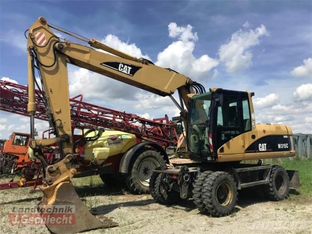 CAT m 315c ホイール式油圧ショベル（パワーショベル・ユンボ・バックホー）