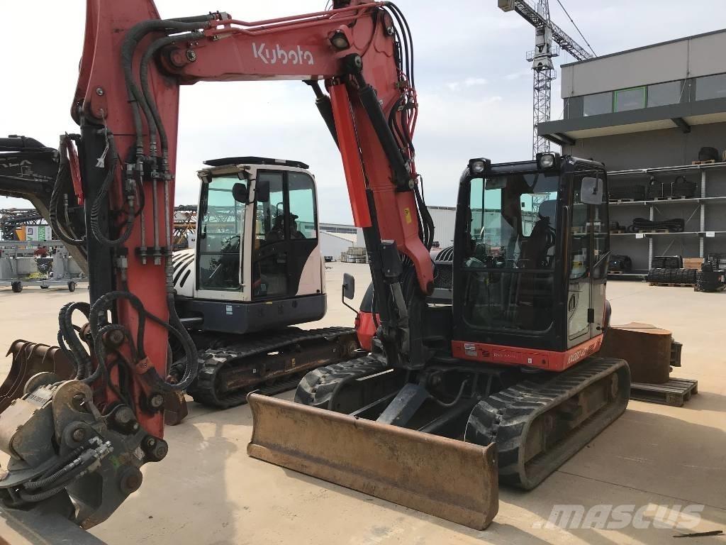 Kubota KX 080-4 中型油圧ショベル 7ｔ-12ｔ（ユンボ・パワーショベル・バックホー）