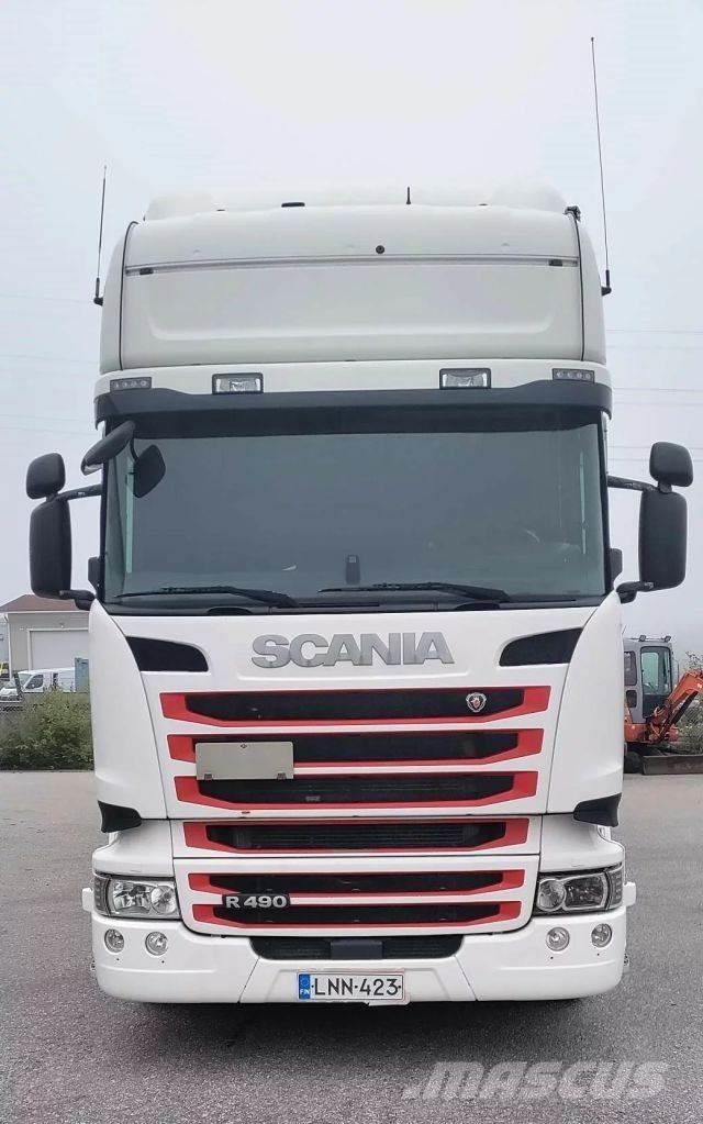 Scania R 490 6x2 ボックスボディー、ウイング、箱車