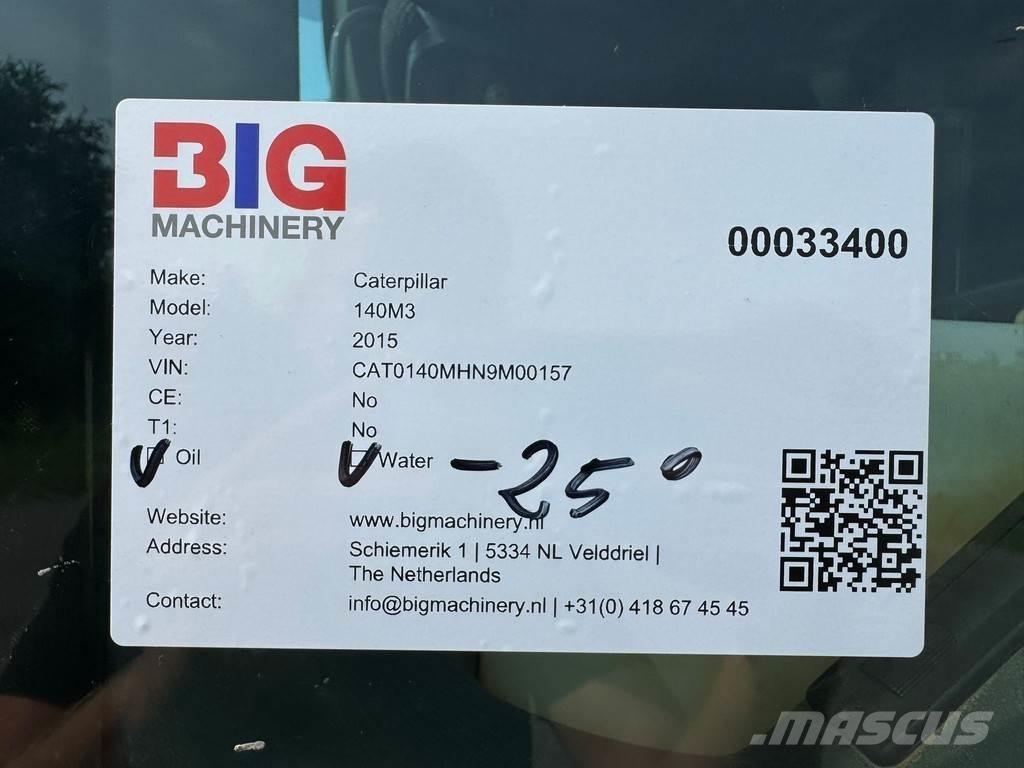 CAT 140M3 モーターグレーダー